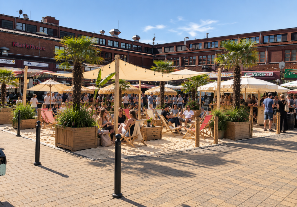 City Beach KI Bild